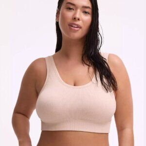 Torrid Lightly Lined Rib Seamless Bralette